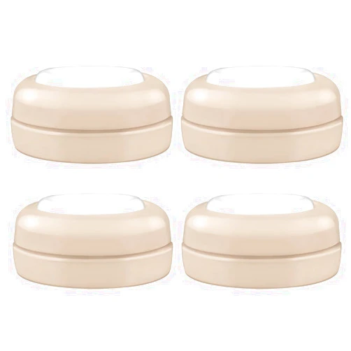 Maymom Screw Lids Aka Travel Caps with Rewritable Sealing Disc Compatible with Avent, Maymom Wide Mouth Bottles; Cap Replace Avent Natural Bottle Sealing Ring and Sealing Disc, 4pcs. (Khaki)