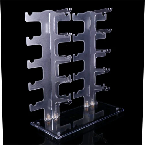 ZORESCOLEO 10 Pairs Sun Glasses Display Stand Rack Storage Holder Frame Display Stand Eyeglass Collections for Home or Store