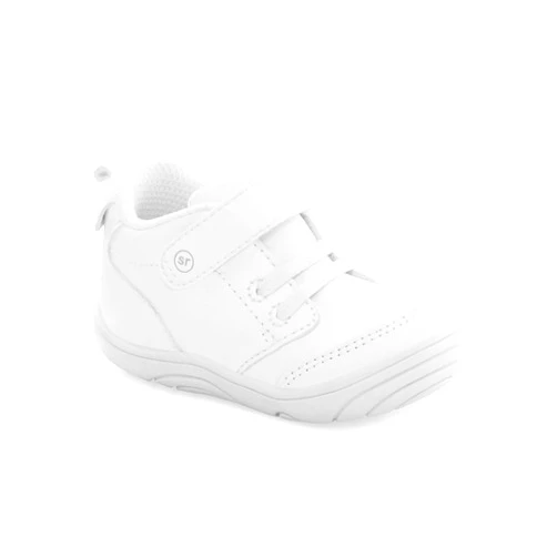 Stride Rite 360 Unisex Child Taye 2.0 First Walker Shoe, White, 4 Toddler US