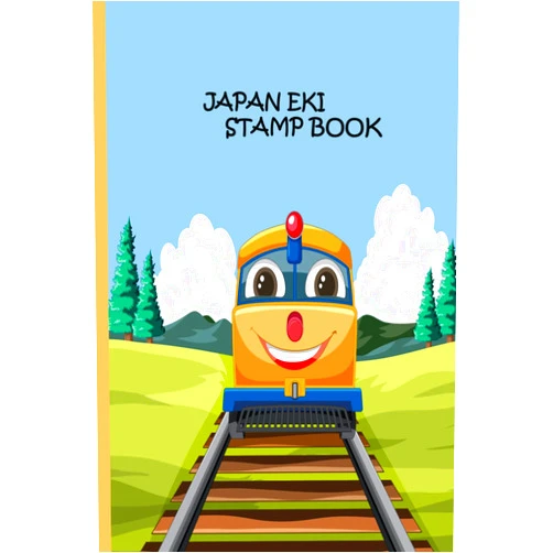 ADEM SMEATH Press Eki Stamp Book Japan: A Small Eki Station and Travel Collection Notebook to Collect Japanese Railway and Travel Souvenir Stamps, Log book for Travelers and Collectors, Passport Size - cherry blossom