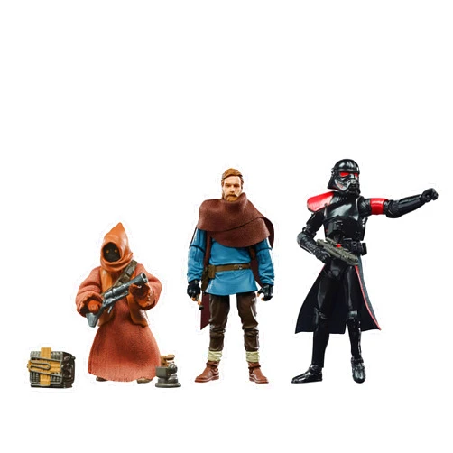 STAR WARS The Vintage Collection OBI-Wan Kenobi Multipack Toys, 3.75-Inch-Scale Action Figures, Kids 4 and Up