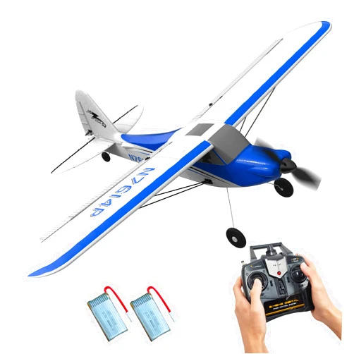 RoofWorld RC Airplane Sport Cub 500 761-4 RTF Parkflyer Remote Control Plane RTF with Aileron Xpilot Stabilization System, One-Key Aerobatic Feature for Beginner