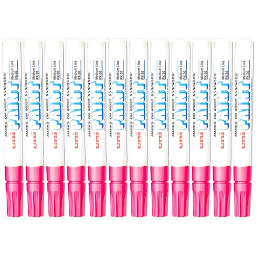 Sanfordd DOZEN: Sanford Brands uni-Paint Marker, Medium Point, Pink 63611