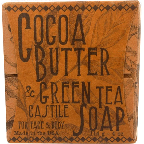 Virginia First Tea Farm Soap Bar Cocoa Butter, 4.16 OZ