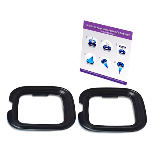 Glomire Plastic Lid Accessory for Litter Refills Compatible with Your Litter Refill Cartridge