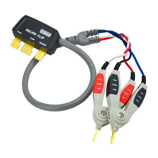 ZIBOO ZB-L100K Handheld LCR Test Clip Universal Digital Bridge Kelvin Test Line SMD Chip use for DE-5000 LCR Meter
