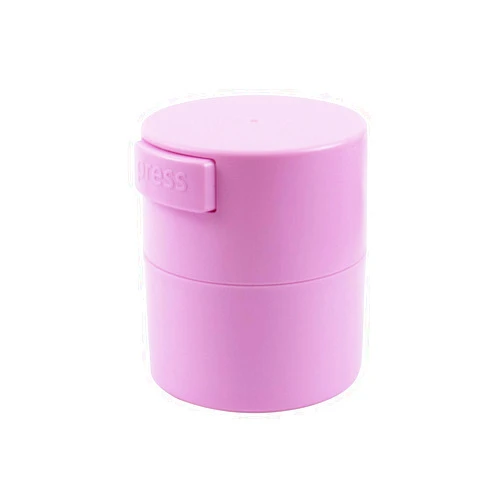 AUEAR, Eyelash Glue Storage Tank Lash Extension Organizers Activated Carbon Sealed Storage Jar Leak Proof Container Cylinder (Pink)