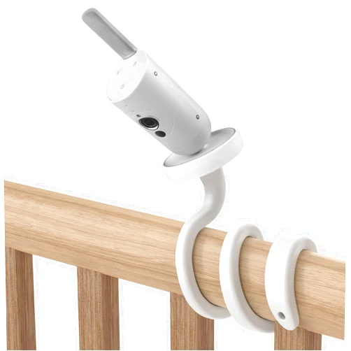 Koroao Flexible Twist Mount for Philips Avent Connected SCD973/37 /SCD923/26 /SCD921/26 Baby Monitor, No Tools or Wall Damage Required (White)