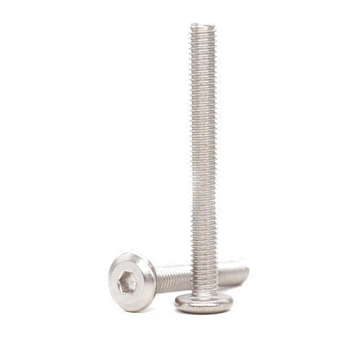 binifiMux 10pcs M6 x 50mm Rivet Countersunk Socket Cap Allen Bolts Rivet Screws Furniture Connecting Bolts 304 Stainless Steel