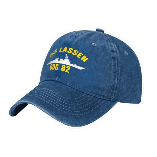 HUIJIANGFA Lassen DDG 82 Cowboy Hat Casquette Denim Cap Black Hat for Men Women