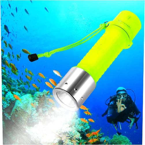 BlueFire Professional 1100 Lumen Diving Flashlight Bright Submarine Light Scuba Safety Lights Waterproof Underwater Torch for Outdoor Under Water Sports