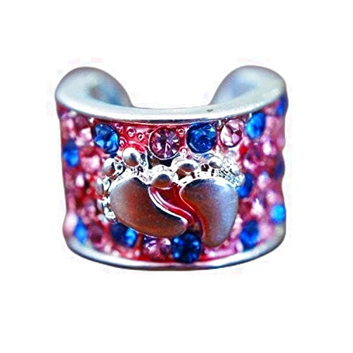 Ultrascope-CharMed CharMed Crystal Stethoscope Charm - Baby Feet