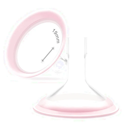 Maymom MyFit Shields, Pano Series; Compatible with Medela Breast Pump- PersonalFit, Freestyle, Harmony, Maxi, Freestyle Flex Connector; Connect to Maymom Widemouth/Narrow Connector, 2pcs