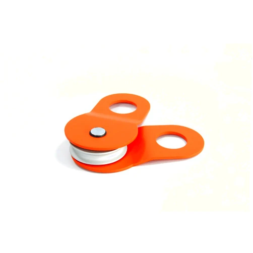 SALMAN 10 Ton Aluminum Wheel Snatch Block Offroad Recovery Winch Accessory Orange
