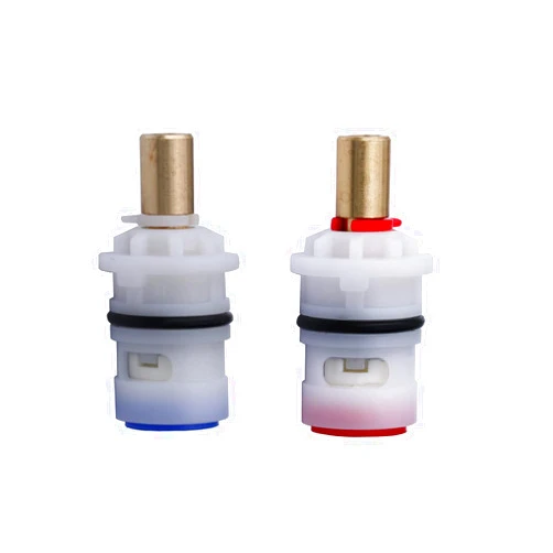 ZephyrJazz Ceramic Stem Disc Faucet Cartridge Replacement Bathroom Tap (1 Pair Hot & Cold) for Pfister 9608020 48/143/149 Series Valve Cartridge 9608060 Hot Valve Cartridge