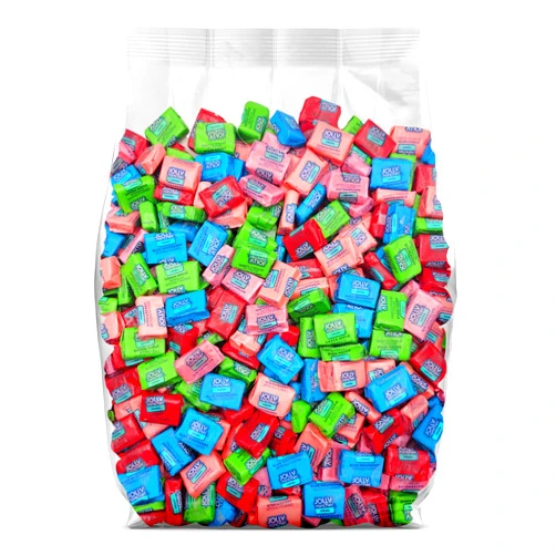 Yummy Chew Jolly Rancher Chews Bulk Candy - 95 Individually Wrapped Assorted Fruit Flavored Jolly Ranchers Chews - Bulk Chewy Candy Pack - 95 Chewy Fruit Chews