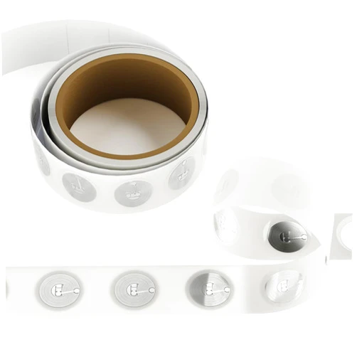 Timeskey NFC 100pcs NFC Stickers NFC Tags Sticker NTAG215 Chips Round (25mm) NFC 215 Tag Blank NFC Tag 504 Bytes Programmable NFC Tags iPhone Compatible with Tagmo and NFC Enabled Phones Devices