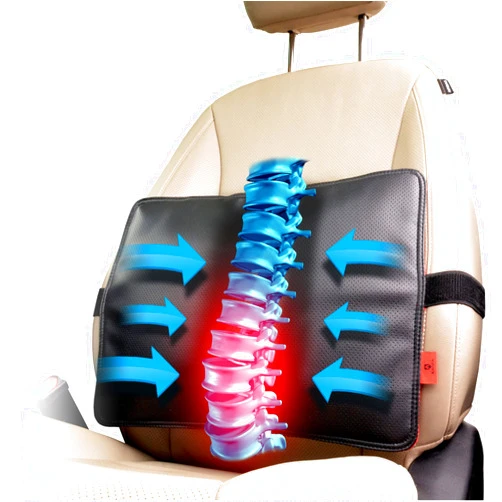 AJUVIA Back Vitalizer - Car Lumbar Support for Driving Seat - Car Pillow for Driving Seat - Lumbar Support for Office Chair Back Support Lumbar Cushion - Back Support for Car Seat Driver
