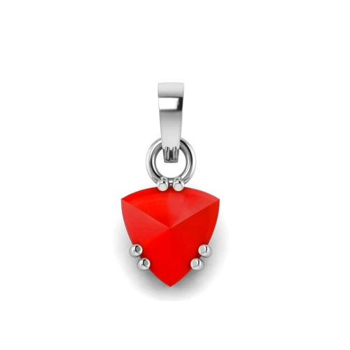 SirDaksh 9.25 Carat Natural Red Coral 925 Sterling Silver