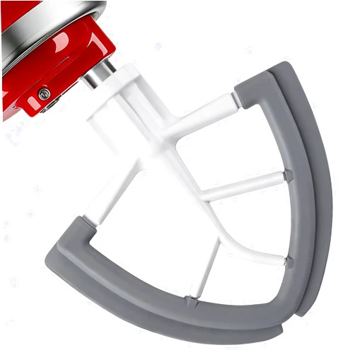 FOKIEE 4.5-5 Quart Flex Edge Beater for KitchenAid Tilt-Head Mixer, Paddle Attachment with Flexible Silicone Edges Bowl Scraper, Beater Replacement for KitchenAid Mixer Accessories, Dishwasher Safe