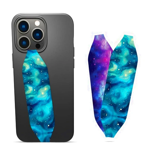 Switchbands Customizable Universal Phone Grip Strap | Ultra Thin Phone Grip Cell Phone Hand Strap |Reversible Grip Phone Strap |Secure & Comfortable Phone Strap - Starry Threads