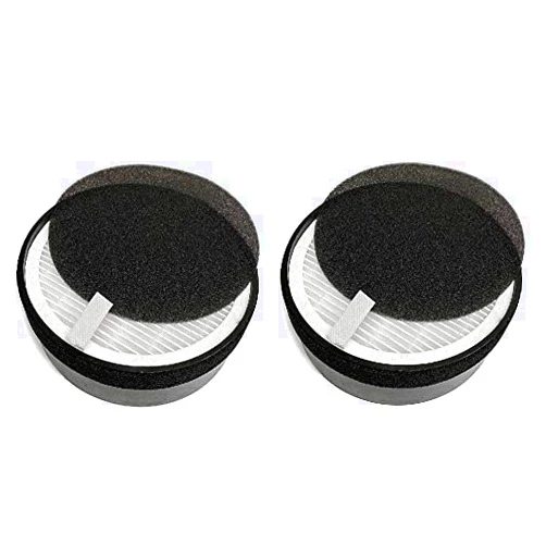 Nispira True HEPA H13 Air Filter Replacement Compatible with hOmeLabs Compact Air Purifier HME020248N with Night Light Office Bedroom, 2 Units