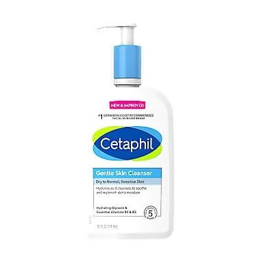 Cetaphil Face Wash by CETAPHIL, Hydrating Gentle Skin Cleanser for Dry to Normal Sensitive Skin, NEW 20 oz, Fragrance Free, Soap Free and Non-Foaming NEW, 20oz Cleanser