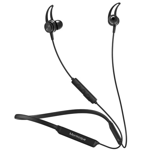 MORMOQUE G5 Neckband Bluetooth Headphones,with Microphone Wireless Earphone,HiFi Deep Bass Earbuds,Magnetic Metal Headset,IPX5 Sweatproof 36Hrs Playtime for Sports Music Phone Call