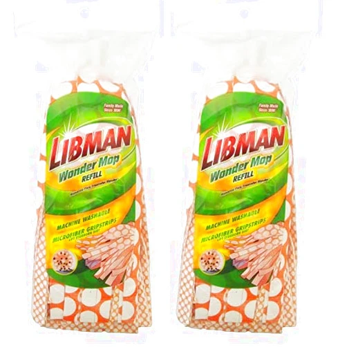 Libman Wonder Mop, 1 Refill (Pack of 2)