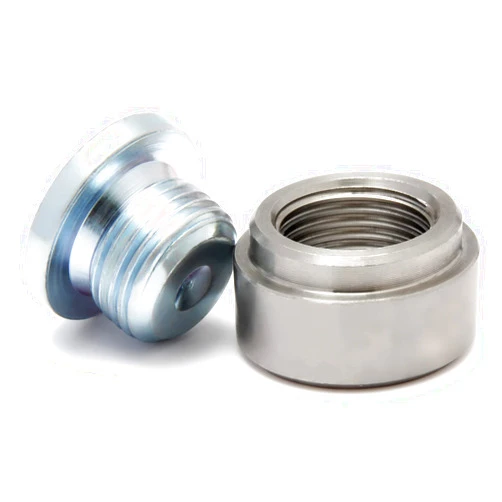 LEDAUT M18X1.5 Stepped Mounting Bung And Plugs (1 Bungs/1 Plugs) Fittings Weld Bung