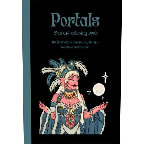Marie-Ange Martin PORTALS: Fan art coloring book