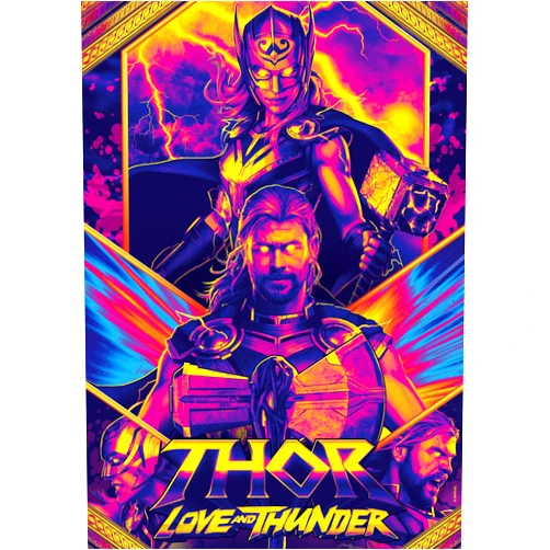 Buffalo Games - Marvel - Thor Love and Thunder - 500 Piece Jigsaw Puzzle for Adults Challenging Puzzle Perfect for Game Nights - Finished Puzzle Size is 21.25 x 15.00