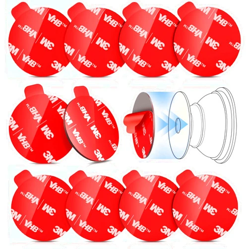L LENDOUBLE 10 Pcs 3M Sticky Pads for Pops Socket Base: 1.38