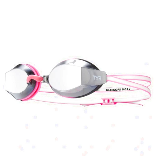 TYR Black Ops 140 EV Racing Mirrored Swim Goggles Women's Fit