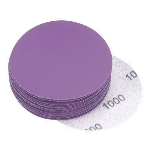uxcell 20Pcs 3-Inch Purple Sanding Discs 1000 Grits Hook and Loop Professional Aluminum Oxide Sand Paper Wet Dry Polish for Wood Metal Paint Finishing