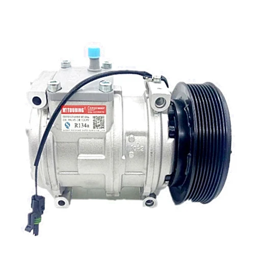 XYohykai 10PA17C A/C Compressor AT168543 Fits for Hitachi Wheel Loader LX100-5 LX120-5 LX150-5