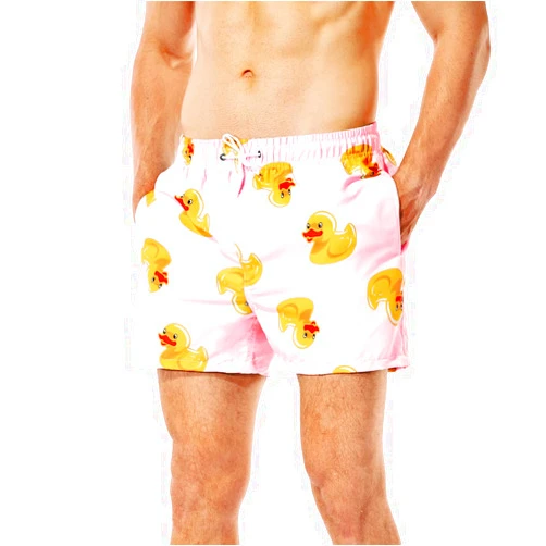 CASELAND Mens Swim Trunks Quick Dry Swim Shorts with Mesh Lining Beach Shorts with Pockets Funny Swimwear Bathing Suits
