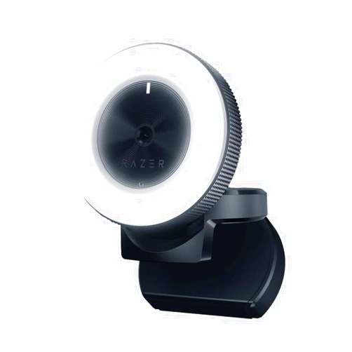 Razer Kiyo Full HD 1080p Lighting 12 LED Webcam, Black