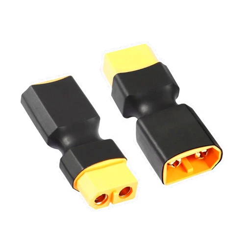 RIIEYOCA XT60 Male to Female Connector no Wire Adapter,XT60 Connector Adapter for RC FPV Car Plane Drone LiPo Battery etc XT60 Port Conversion