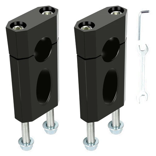 CILOYU Mini Bike Handlebar Risers 7/8 22mm Bike Handlebar Riser Replacement for Coleman BT200X CT200U-EX Trailmaster MB200 Mega Moto 80 105 Razor MX650 Apollo SSR 110 125 Dirt Pit Bike Motorcycle Part