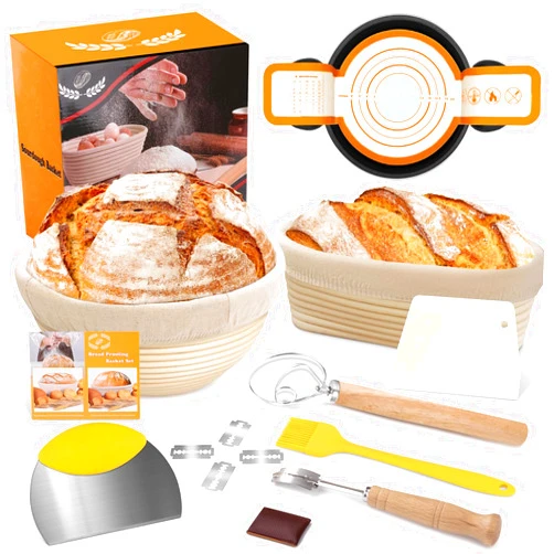 NZQXJXZ Banneton Basket Set of 2, 10