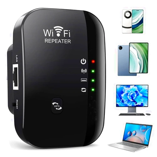 Generic 2024 Newest WiFi Extender,Wireless Repeater,WiFi Repeater,WiFi Extenders Signal Booster for Home,Wireless Repeater Long Range Amplifier with Ethernet Port, Quick Setup, Home Wireless Signal Booster