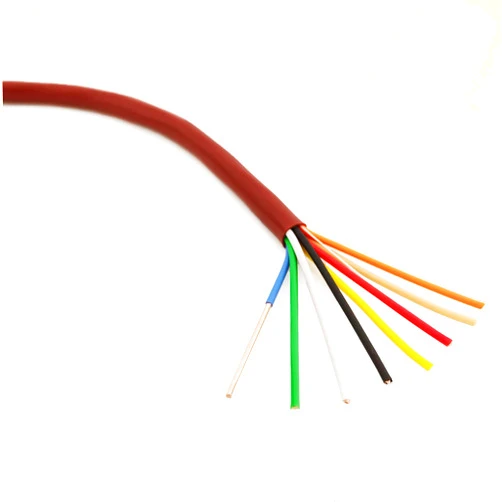 Cableague Thermostat Wire 18/8 18 Gauge 8 Conductor ETL 18-8 25 Feet Brown (18-8 Brown, 25Feet（7.5 Meter）)