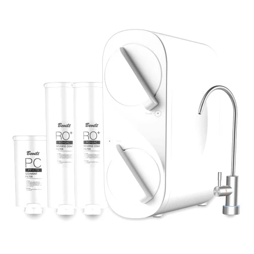 Bevilt RO Water Filtration System,800 GPD Fast Flow, Tankless,Reduces TDS,2:1 Pure to Drain RO Filters Long Life Used for 48-60 Months,LED Purifier, Smart Faucet