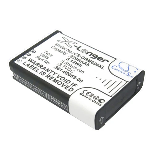 Cameron Sino 2200mAh Battery for Garmin 361-00053-00, Garmin Alpha 100 Handheld, Montana 650, Montana 600