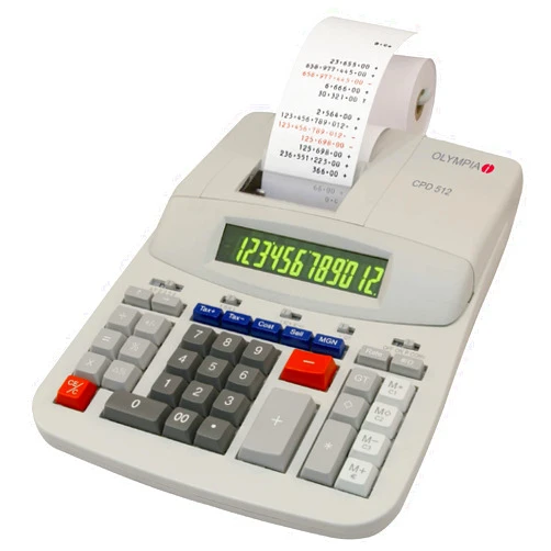 OLYMPIA CPD 512 Desktop Calculator