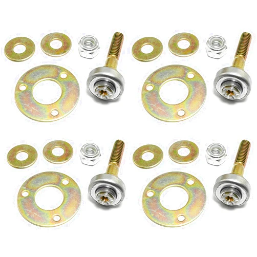 SQXBK Rocking Chair Bearing Screws SQXBK 4Sets Rocking Chair Bearing Connecting Fitting Furniture Screw Nut Accessories