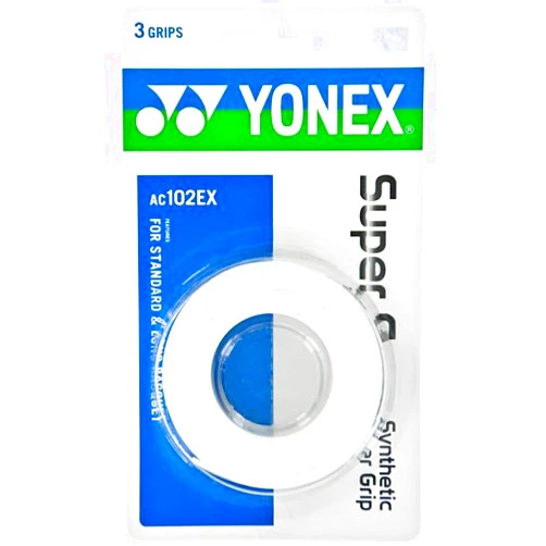 YONEX Overgrip Super GRAP 3 Pack - Tennis, Badminton, Squash - Choice of Colors