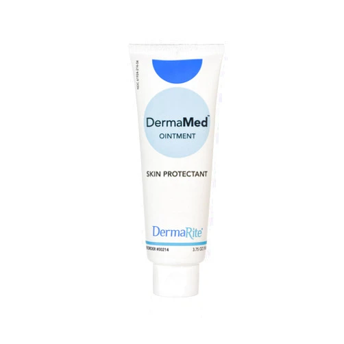 DermaRite's DermaMed Ointment, Skin Protectant - Aluminum Hydroxide Gel, Dries Oozing and Weeping Skin - 3-3/4 oz. Tube, 1 Count