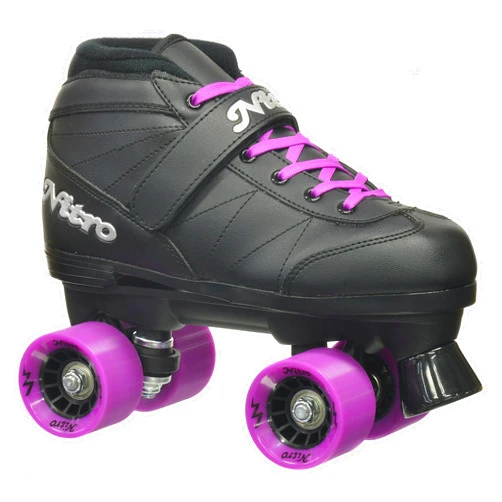Epic Skates Super Nitro Purple Quad Speed Skates